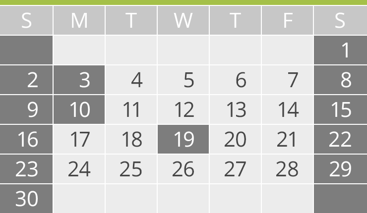 2018 – 2019 Academic Calendar | New West Charter School