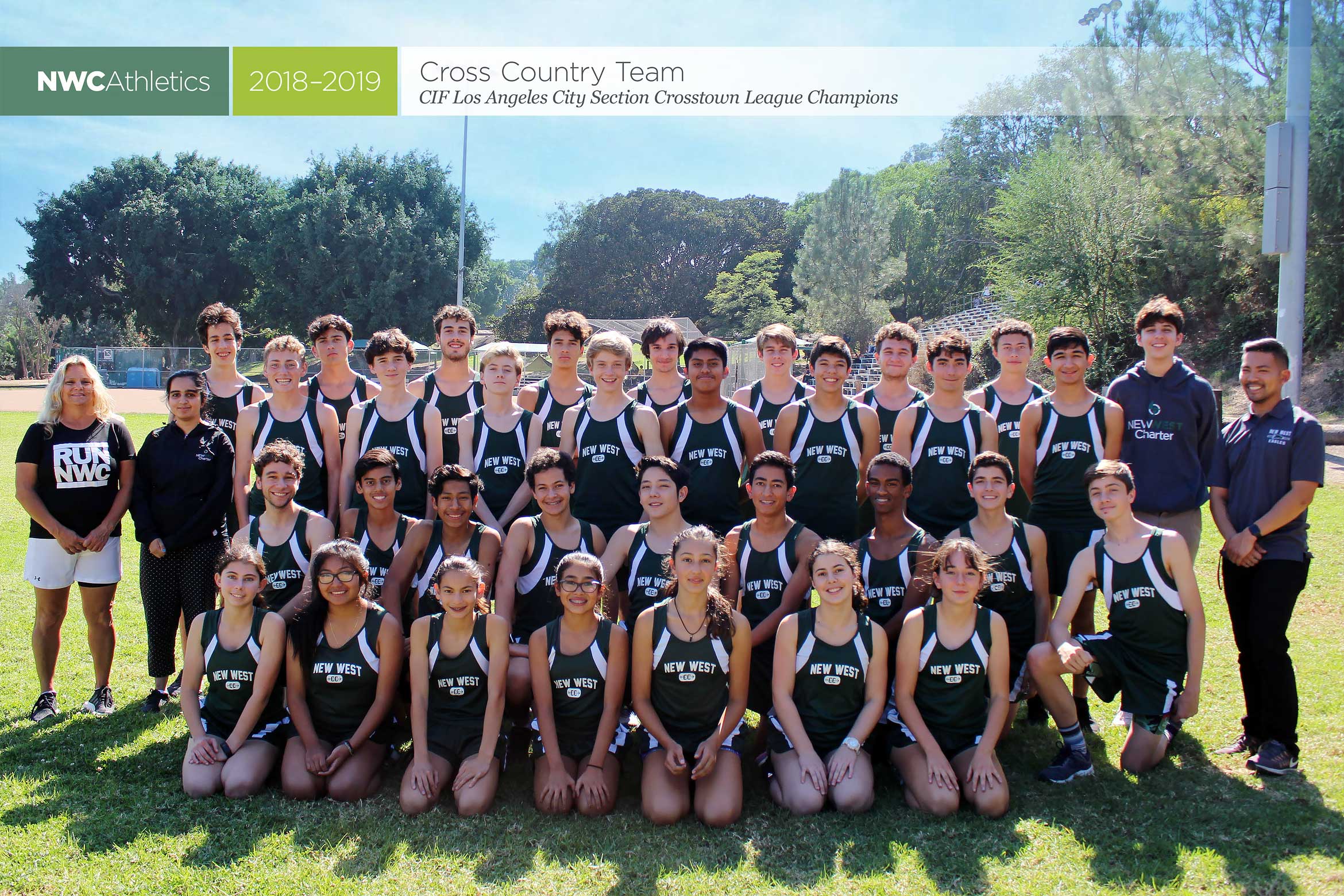 2018-2019 New West Cross Country Team